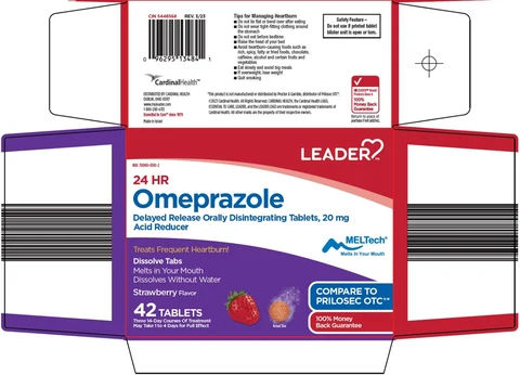 Leader Omeprazole packaging