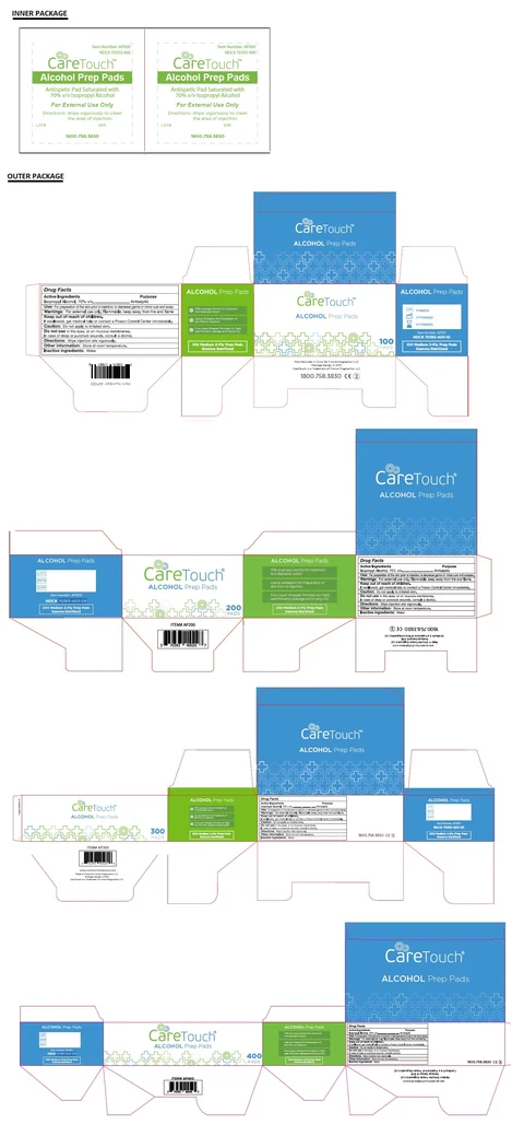 CareTouch Alcohol Prep Pad 포장