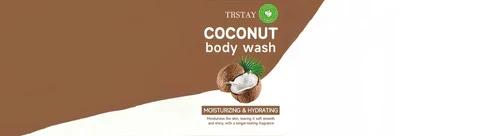 Trstay Coconut Body Wash packaging