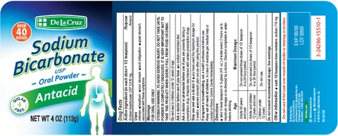 DE LA CRUZ SODIUM BICARBONATE ANTACID 포장