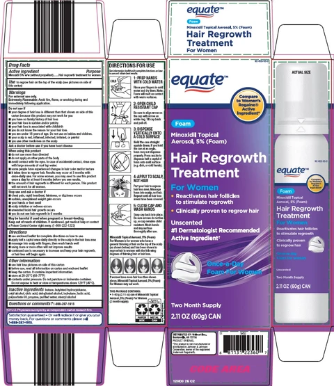 equate hair regrowth treatment packaging