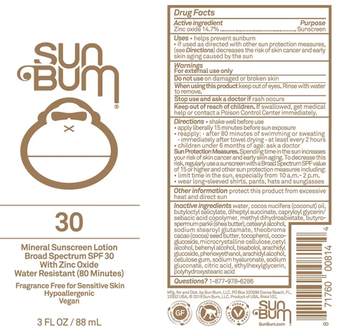 Sun Bum Mineral Sunscreen Broad Spectrum SPF 30 포장