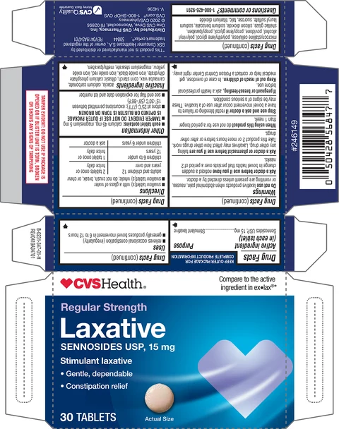 LaxativeRegular Strength packaging