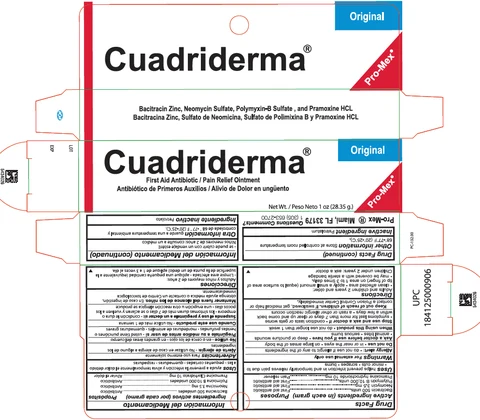 Cuadriderma 포장