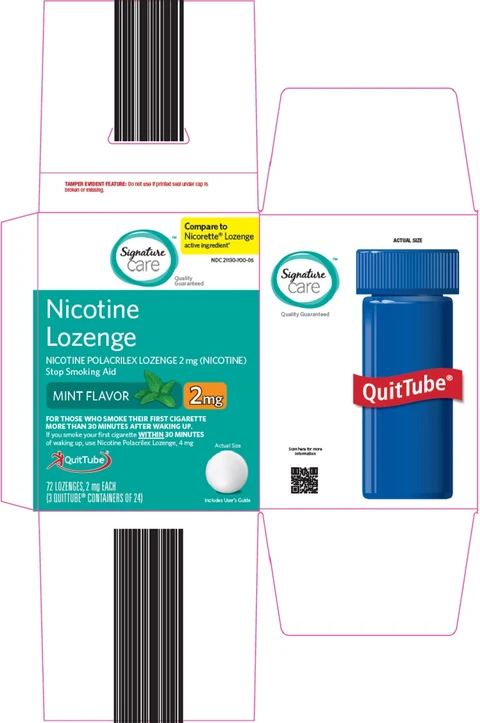 signature care nicotine 포장