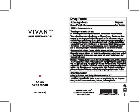 Vivant BP3% Acne Wash 포장