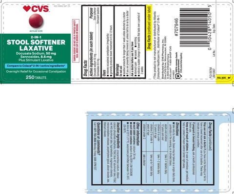 Stool SoftenerPlus Stimulant Laxative packaging