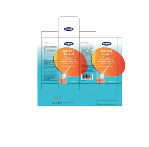 Ingrown Toenail Drops packaging
