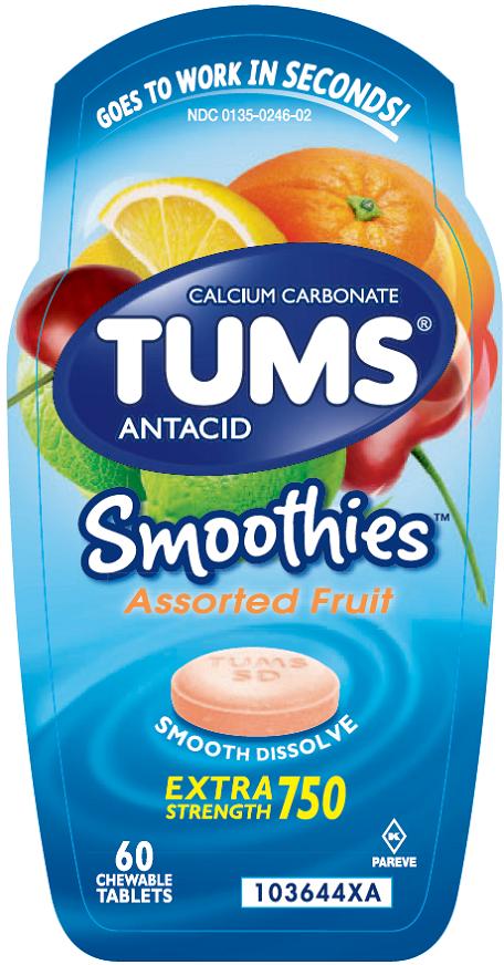 TUMSSmoothies 포장