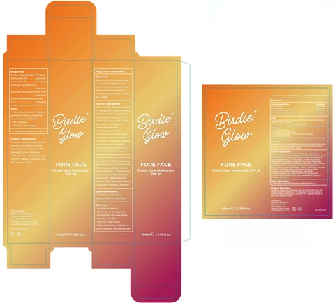 Birdie Glow Tinted Glow Moisturizer SPF 30 포장