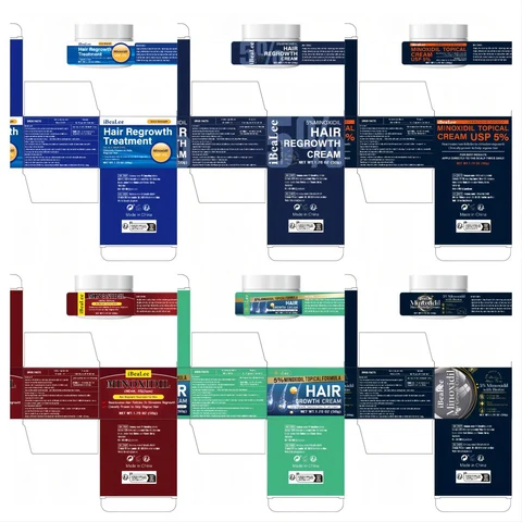 5% MinoxidiL Hair Growth Cream 포장