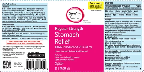 Stomach ReliefRegular Strength packaging
