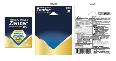 Zantac 360 포장