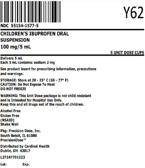 Childrens Ibuprofen packaging