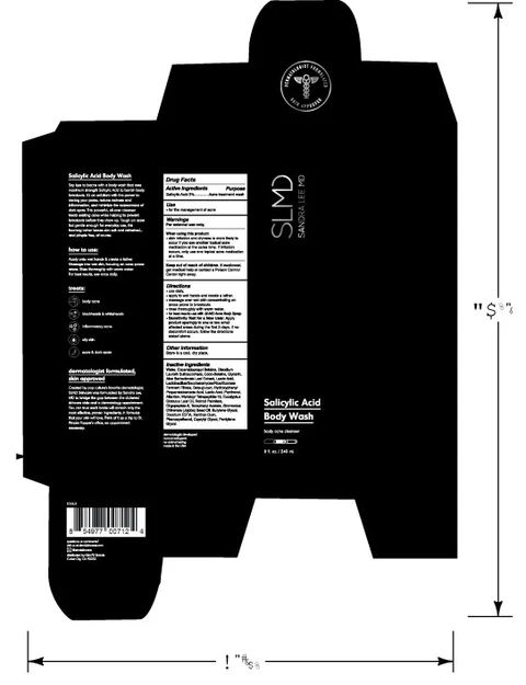 SLMD Salicylic Acid Body Wash 포장