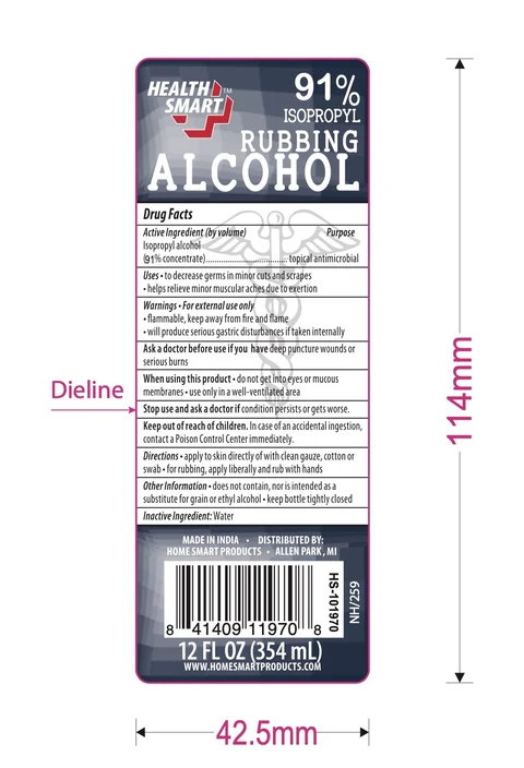 91% Isopropyl Rubbing Alcohol 포장