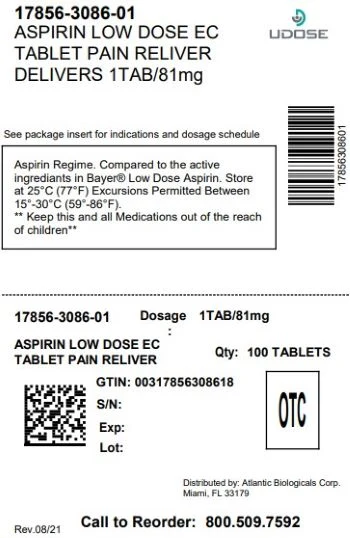Aspirin Low Dose 포장
