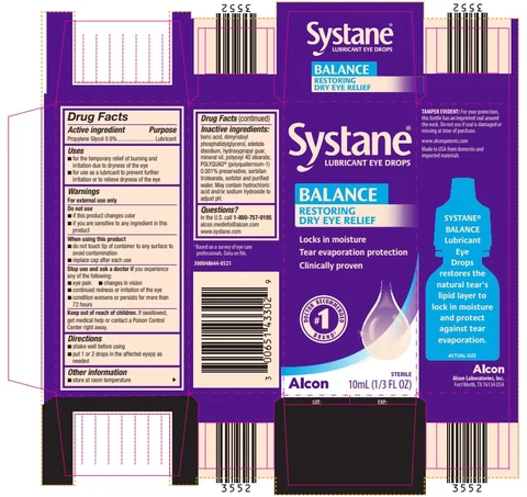 Systane Balance 포장