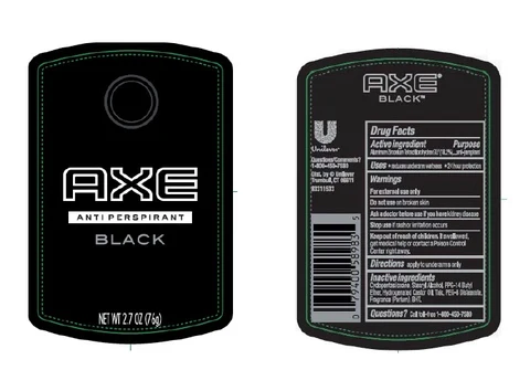AxeBlack Antiperspirant 포장