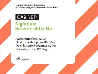 SEVERE NIGHTTIME COLD AND FLU 포장