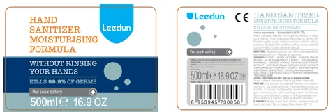 Hand Sanitizer packaging