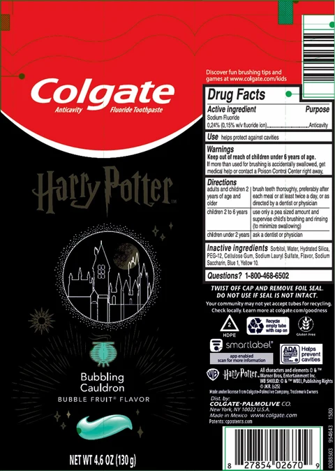 Colgate Kids Harry Potter 포장