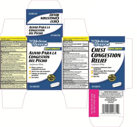The Medicine Shoppe Chest Congestion Relief packaging