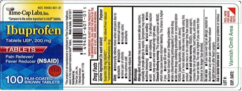 601R-Timely-Ibuprofen Tablet-100s-Label