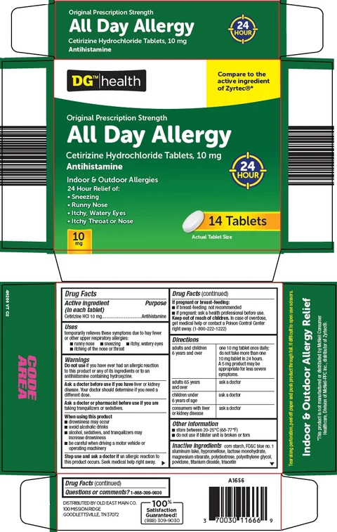 dg health all day allergy packaging