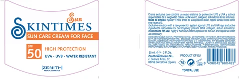 Sun CareFor Face 포장