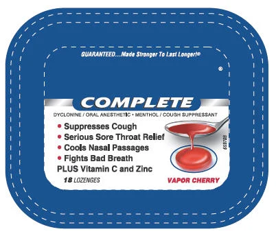 Sucrets CompleteVapor Cherry 포장