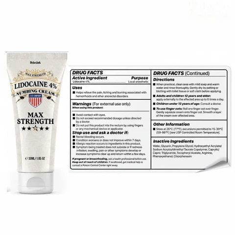 RelaxInk LIDOCAINE 포장