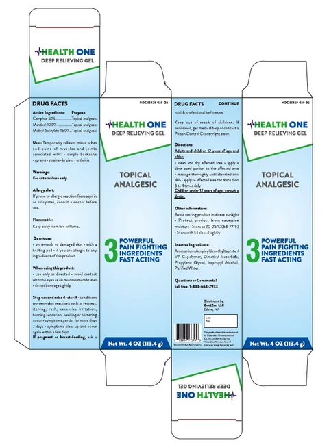 Health One Deep Relieving Gel packaging
