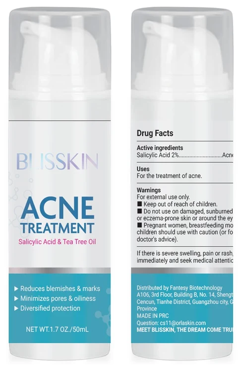 Acne Treatment Cream 포장