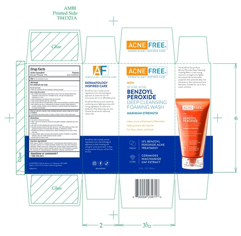 Benzoyl Peroxide Deep Cleansing Foaming Wash 포장