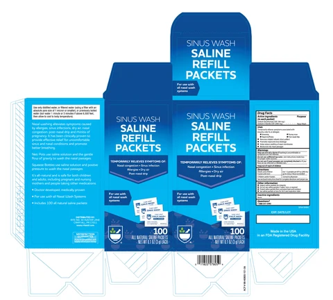 Sinus Wash Packet 포장