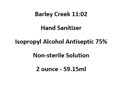Hand Sanitizer packaging