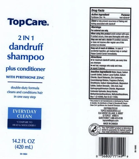 TOPCARE2 IN 1 DANDRUFF EVERYDAY CLEAN 포장