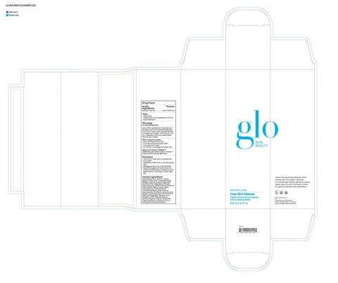 glo SKIN BEAUTY Clear Skin Cleanser packaging