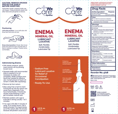 4718 Enema, Mineral Oil 포장