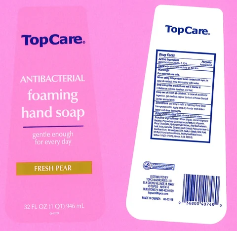 TopCareAntibacterial Foaming Hand Fresh Pear packaging