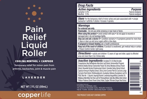 Tommie Copper Pain Relief Roller packaging