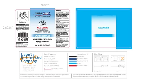 Hand Sanitizer Gel packaging
