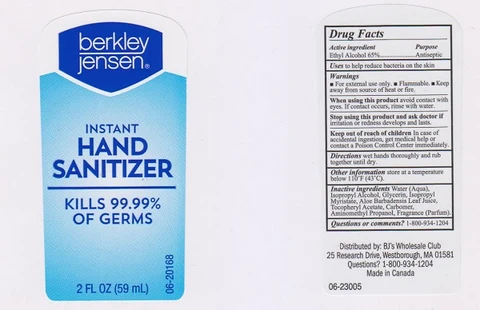 Berkley JensenInstant Sanitizer 포장