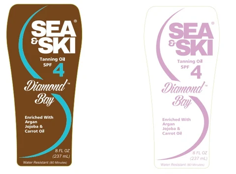 Sea and Ski Tanning Oil SPF 4 포장
