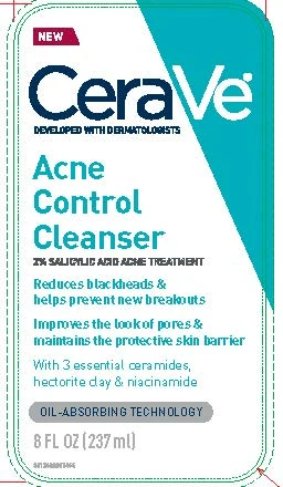 CeraVe Developed with Dermatologists Acne Control Cleanser 포장