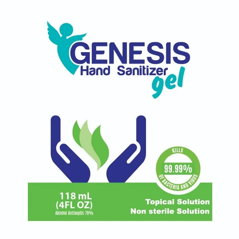 Hand Sanitizer packaging