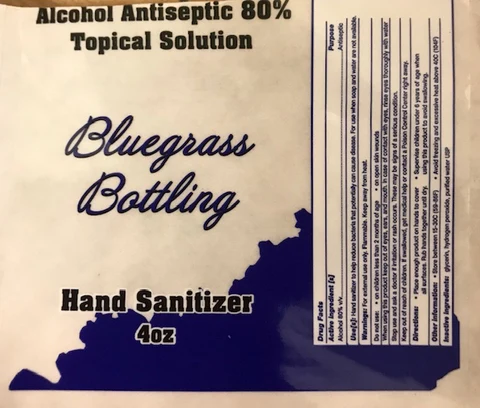 Hand Sanitizer packaging