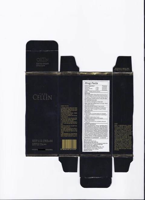 The Cellin EOP B.B Cream packaging