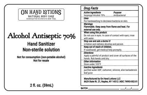 Hand Sanitizer 70% packaging